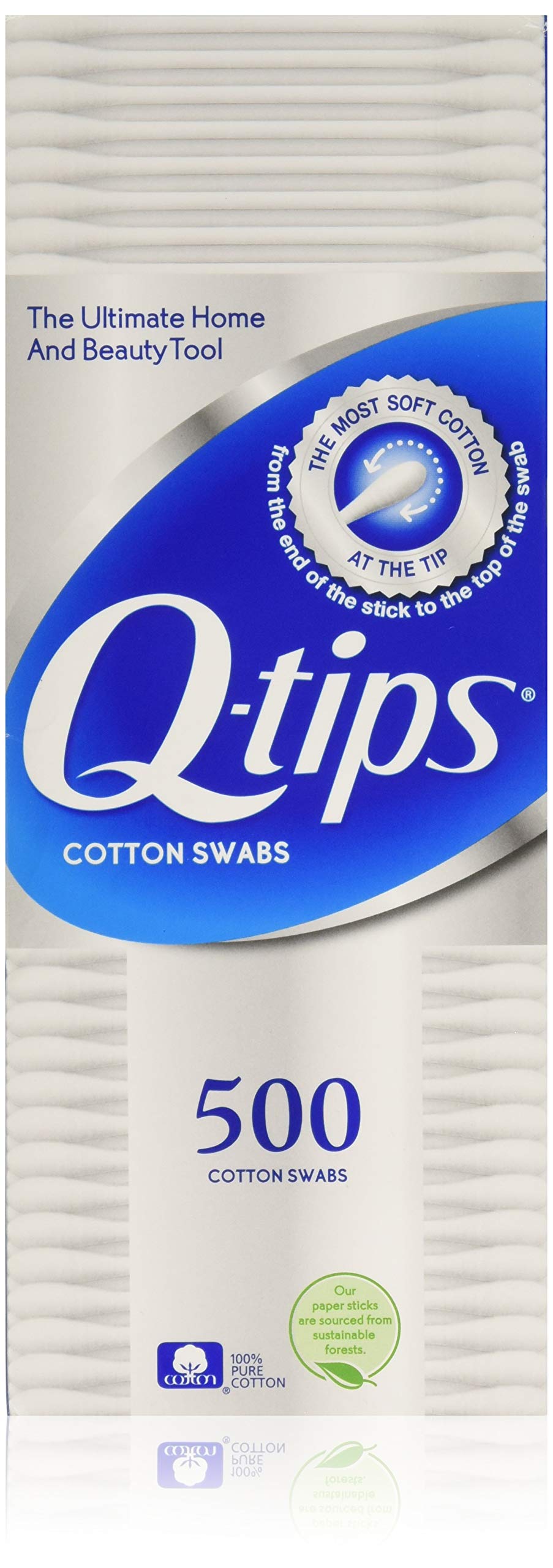 Q-tips Cotton Swabs 500 Count Pack of 2