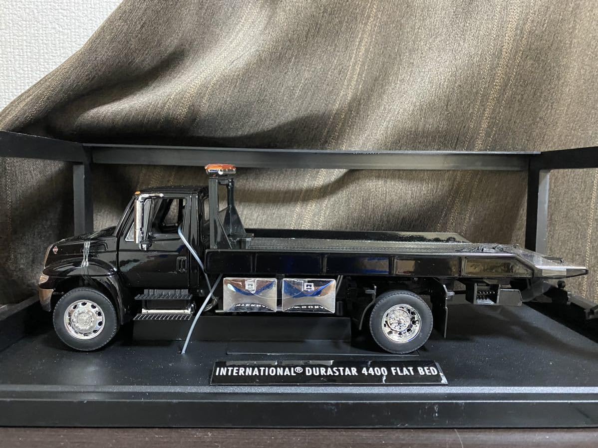 ミニカー Jada Toys 1/24 International Durastar JADA INTERNATIONAL DURASTAR 4400 FLAT BED TOW TRUCK WHITE 1