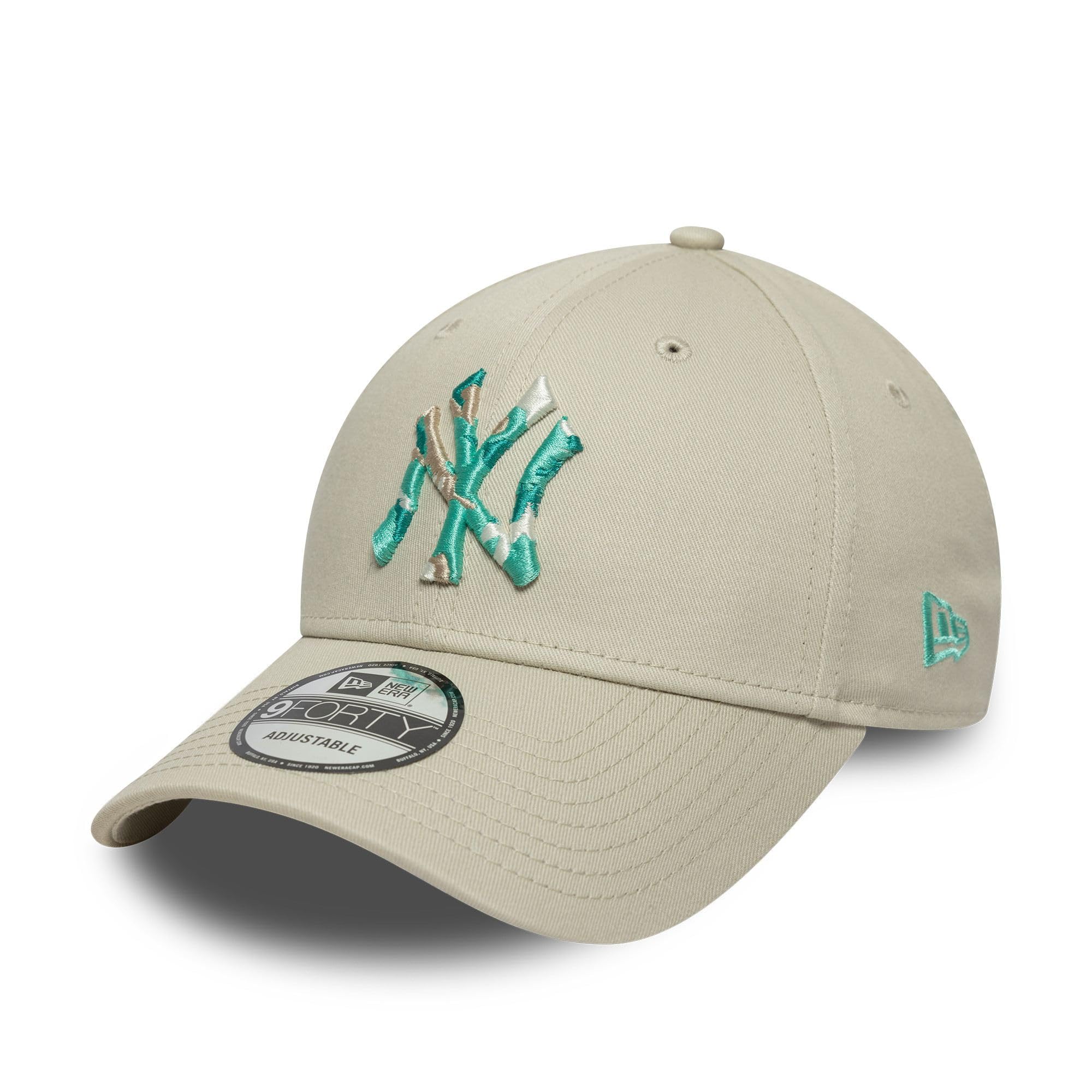 New Era New York Yankees 9Forty Cap Infill Logo Beige