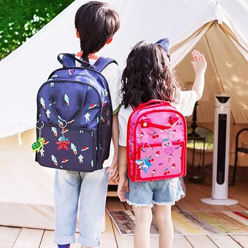 Miniatura 3 de CiciBear Paquete de 48 llaveros de regreso para fiesta del mundo marino con gelatina de mar, caballito de mar, tortuga de mar, estrellas de mar,