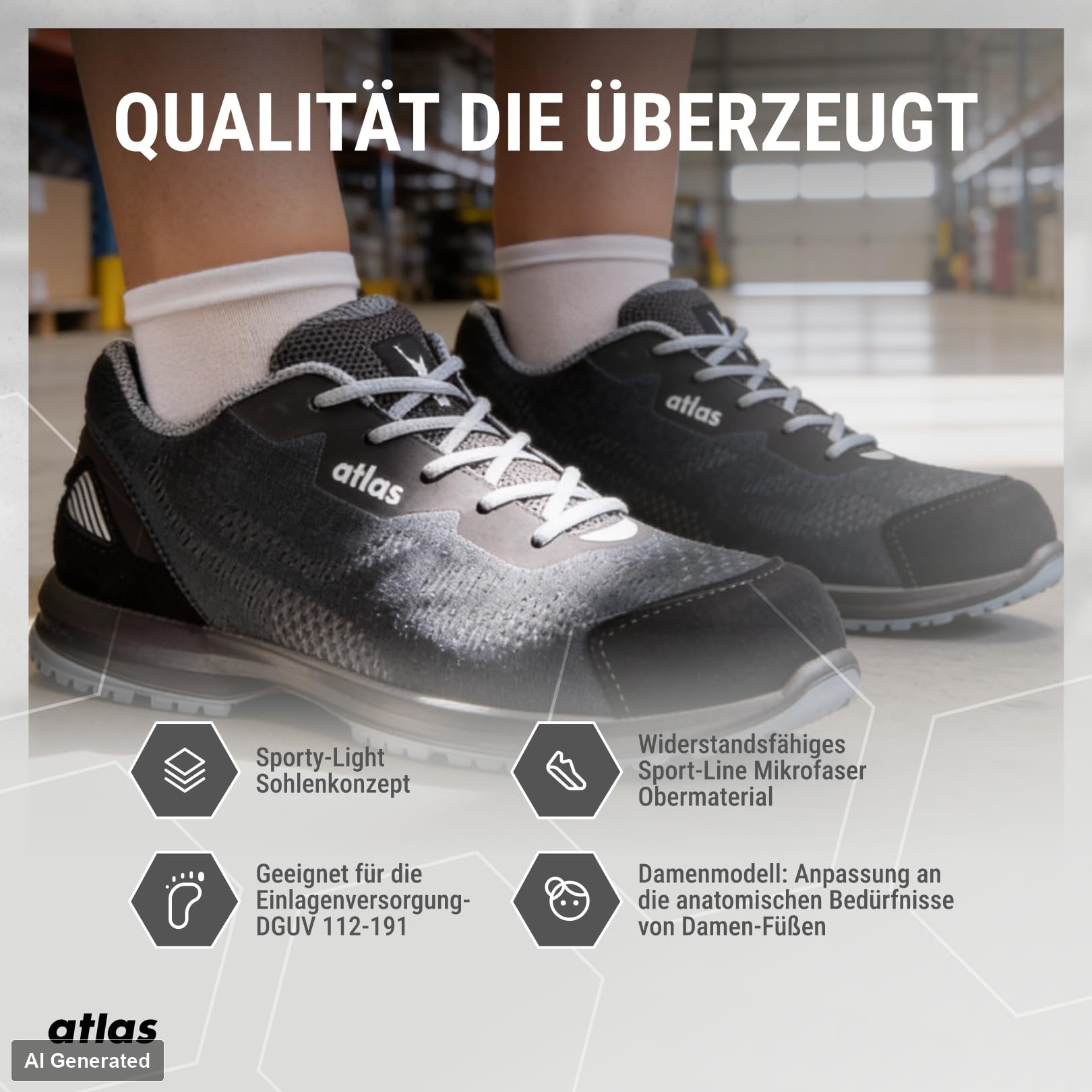 Atlas Scarpe di sicurezza donna