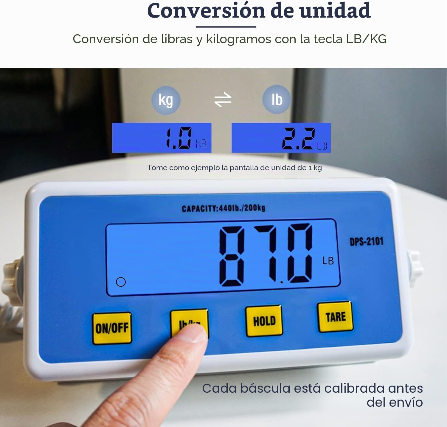 Báscula Médica de 200 kg, Báscula Corporal Profesional, Báscula Digital de Alta Precisión para Médicos Gimnasios en Casa y Oficinas