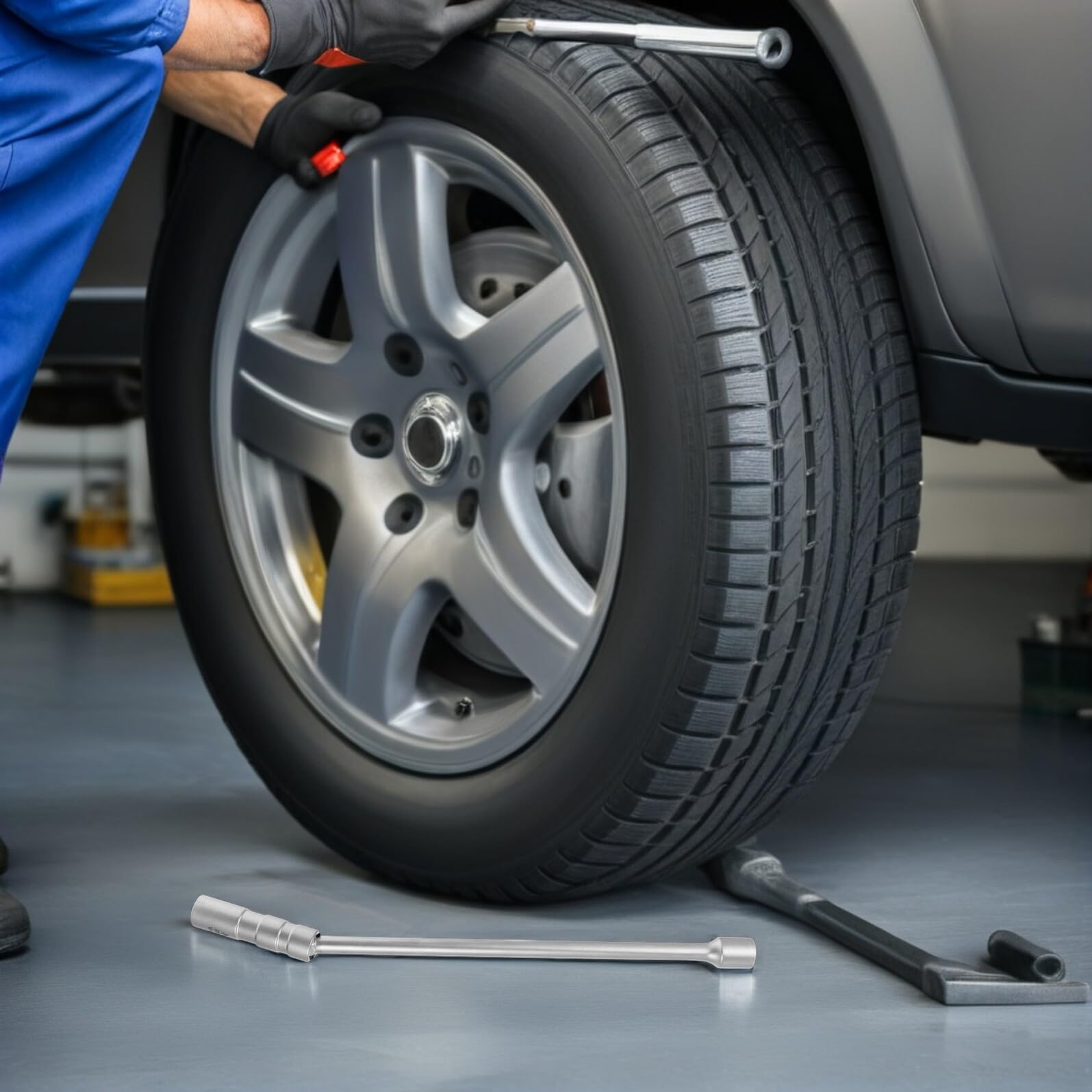 Cabilock 3 Piezas Manguito de Bujía de Pared Fina de Dado Magnético para Bujías de Coche para Reparación de Automóviles Desmontaje Mecánico