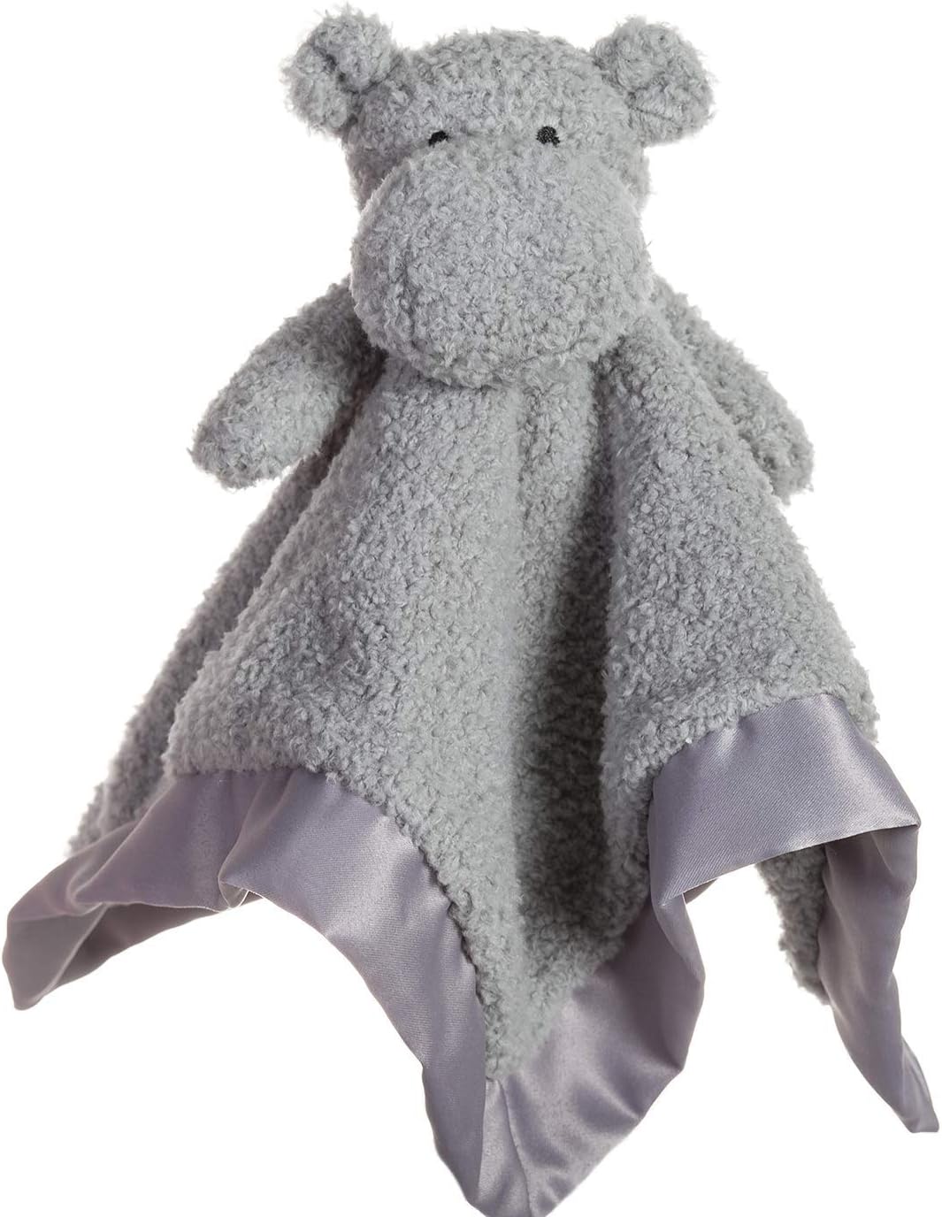 Apricot Lamb Animales de peluche Hipopótamo Manta de Seguridad Infantil Guardería Carácter Manta de lujo Snuggler Plush Baby Lovey (Hippo)