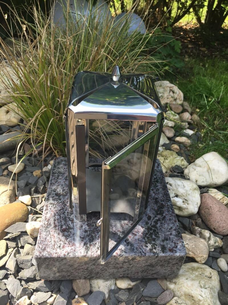 Graveside Lantern with Base Orion Memorial Candlelight Holder Cemetery