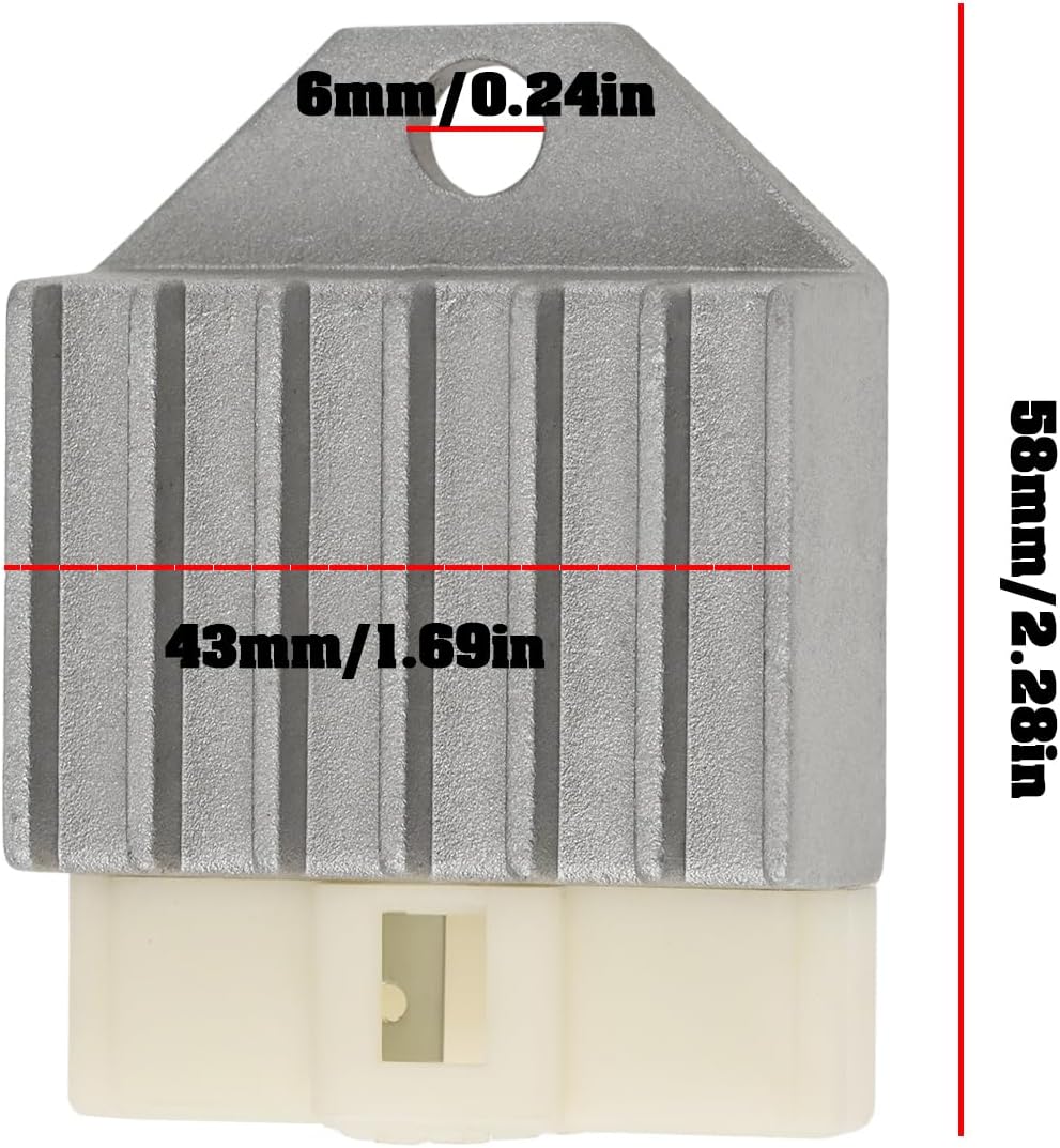 OTOTEC 4-Pin Regulator Rectifier 12V Compatible with Aprilia Amico Area 51 Gulliver Rally SR Scarabeo Motorcycle