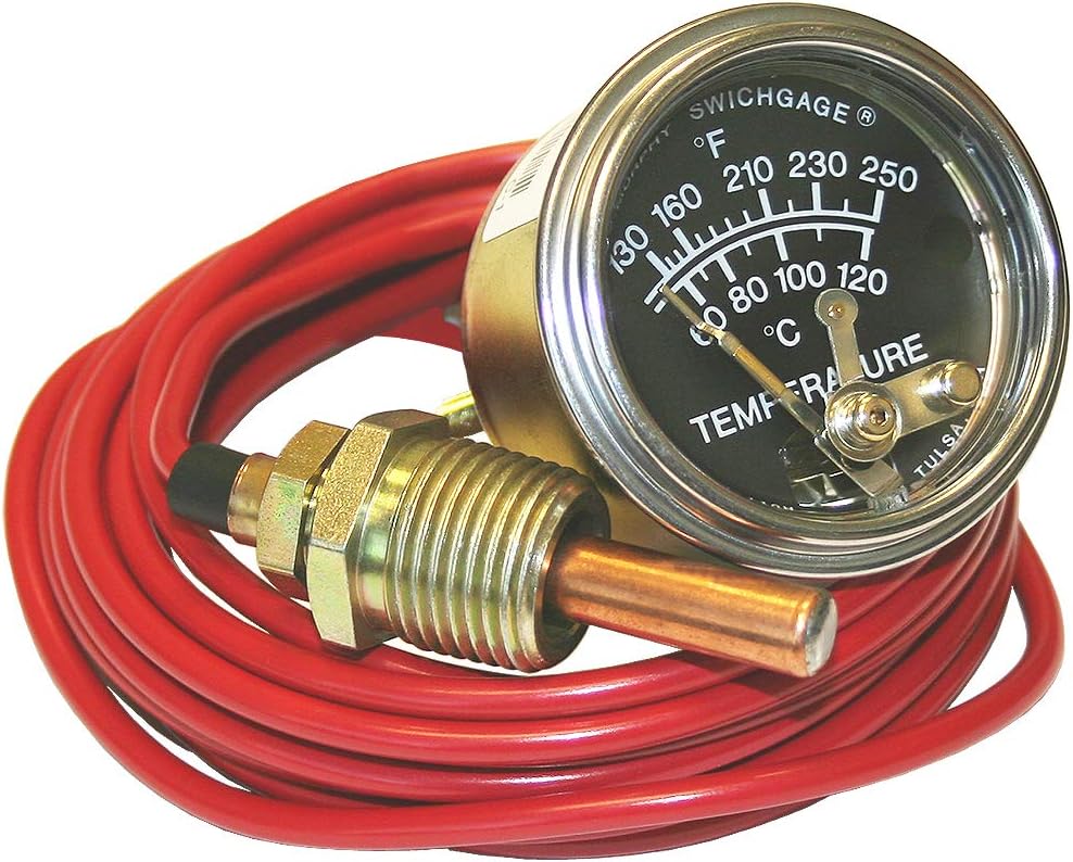 Murphy by Enovation Controls 20T-250-10-1/2 Temperature Swichgage (10702045)