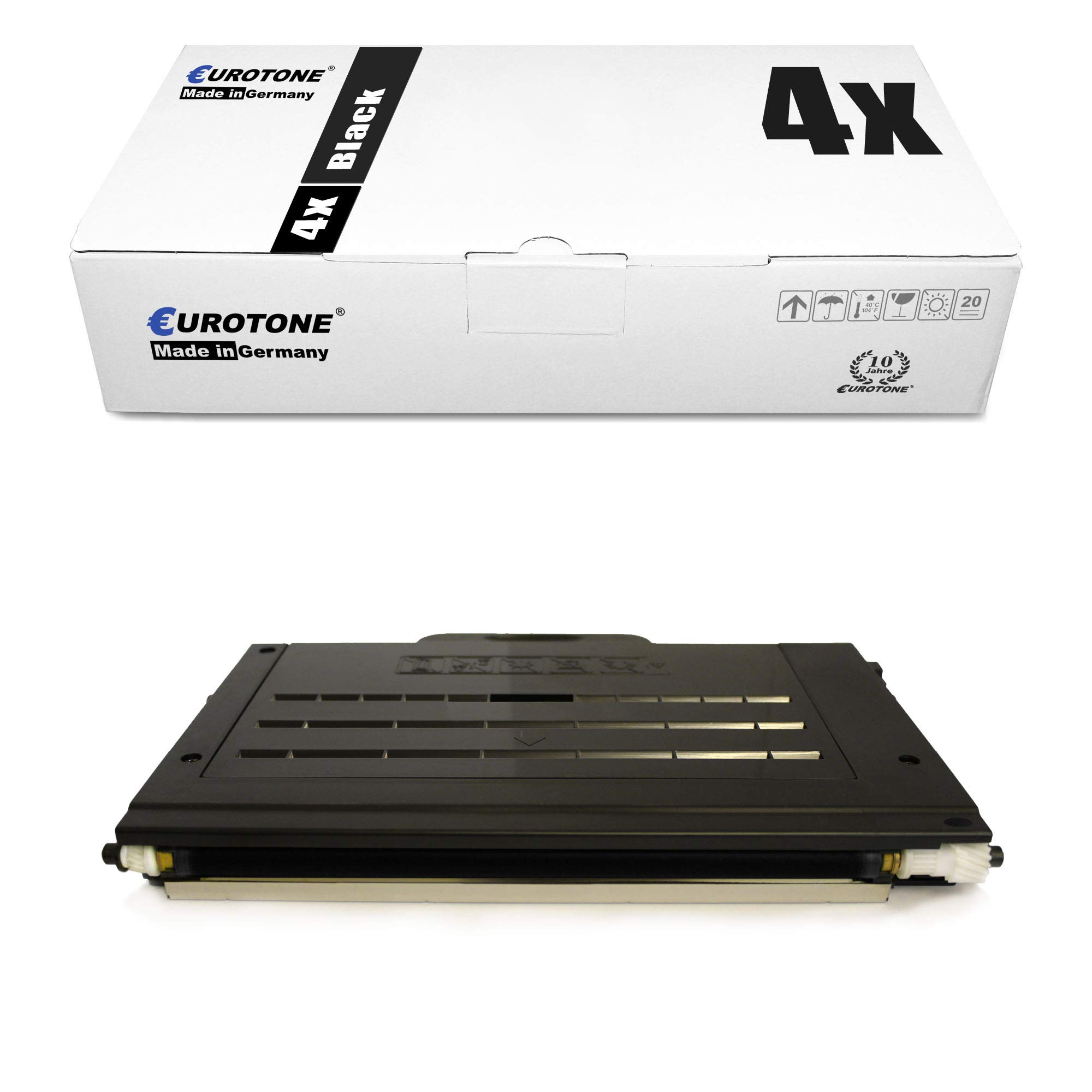 Eurotone 4X Toner für Phaser 6100 BD DN V BD kompatibel für Xerox Black 106R00684, Druckerpatronen