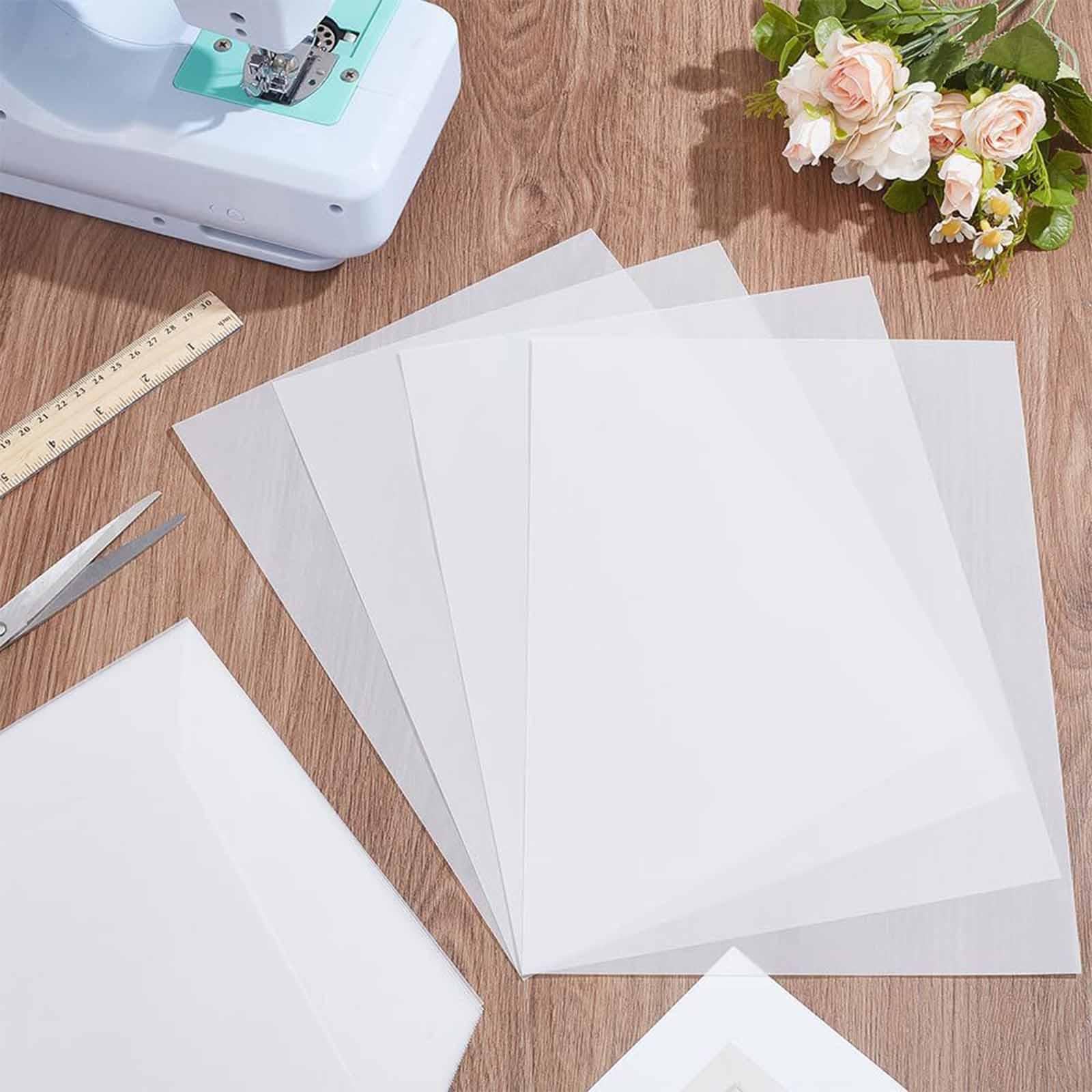 100 Blatt Gefrierpapier für DIY Projekte, Applikationen, Stall, 30 cm X 21 cm
