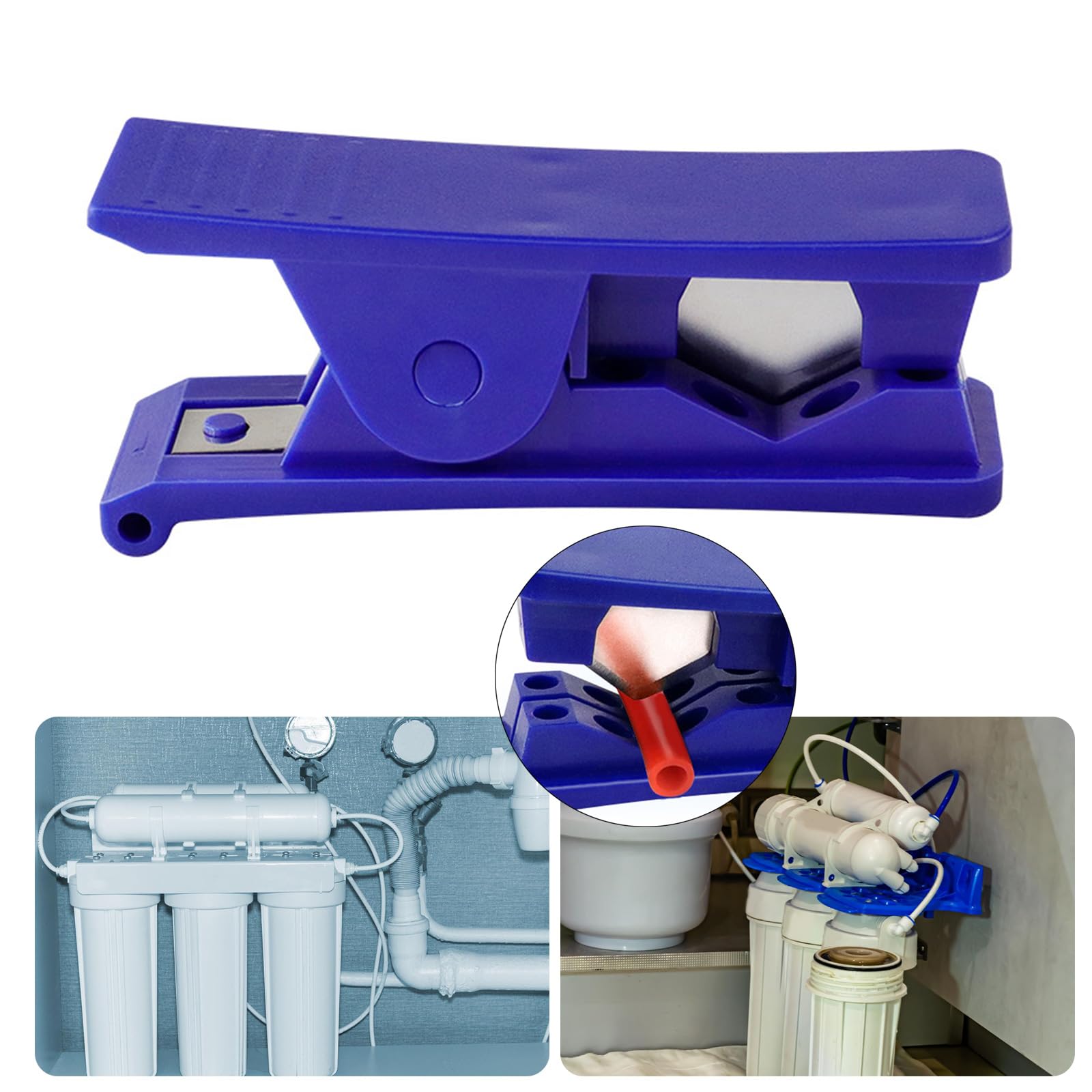 RGYBAO Pipe Cutter for Efficient and Burr Frees Cutting of 2-3inch Water Pipe & 4-16mm PU Tubes for Home Renovation Irrigation