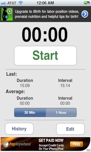 Simple Contraction Timer