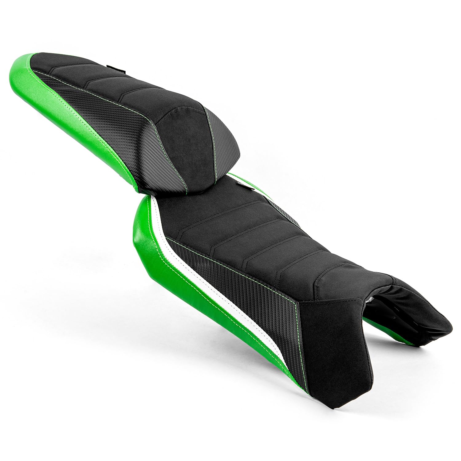 Motorrad-Beifahrersitz Für Kawasaki Ninja 250R (EX250) 2008–2012 – Schwarzes Kunstleder