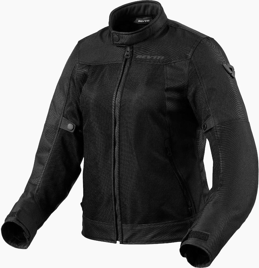REV'IT! Revit Eclipse 2 Giacca tessile moto da donna, nero, 38