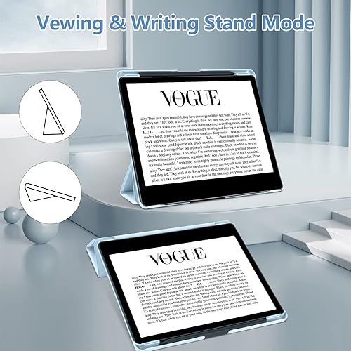 Miniatura 2 de COO Funda para Kindle Scribe (lanzada en 2022) de 10.2 pulgadas, funda delgada de piel sintética de alta calidad con función de encendido y apagado