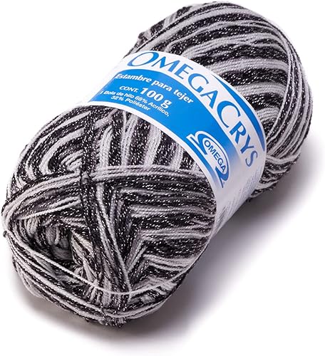 Miniatura 39 de OMEGACRYS [100gr] - de Omega - Hilo fino de cristal ideal para todas las manualidades - Color 01-Blanco 200 01-blanco 200,01-gris claro 210,03-Azul