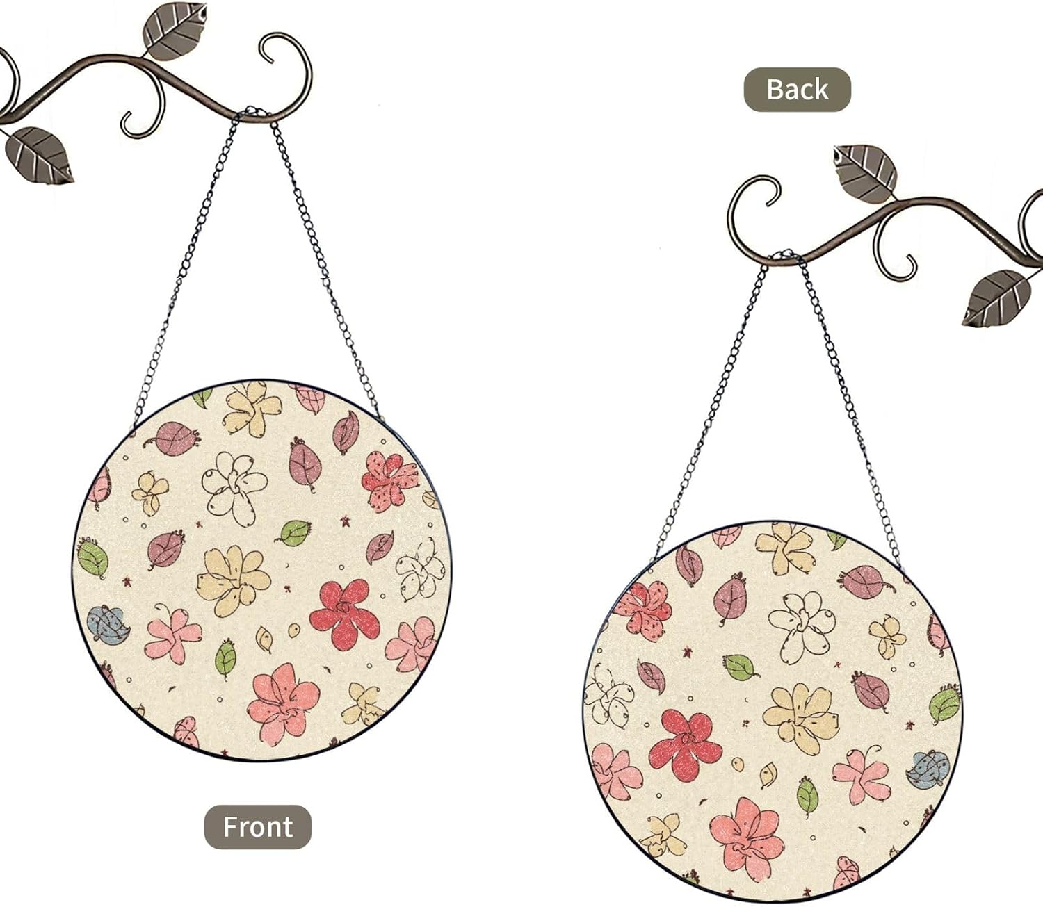 Stained Glass Window Hanging - Personalized Sun Catcher for Home Decor