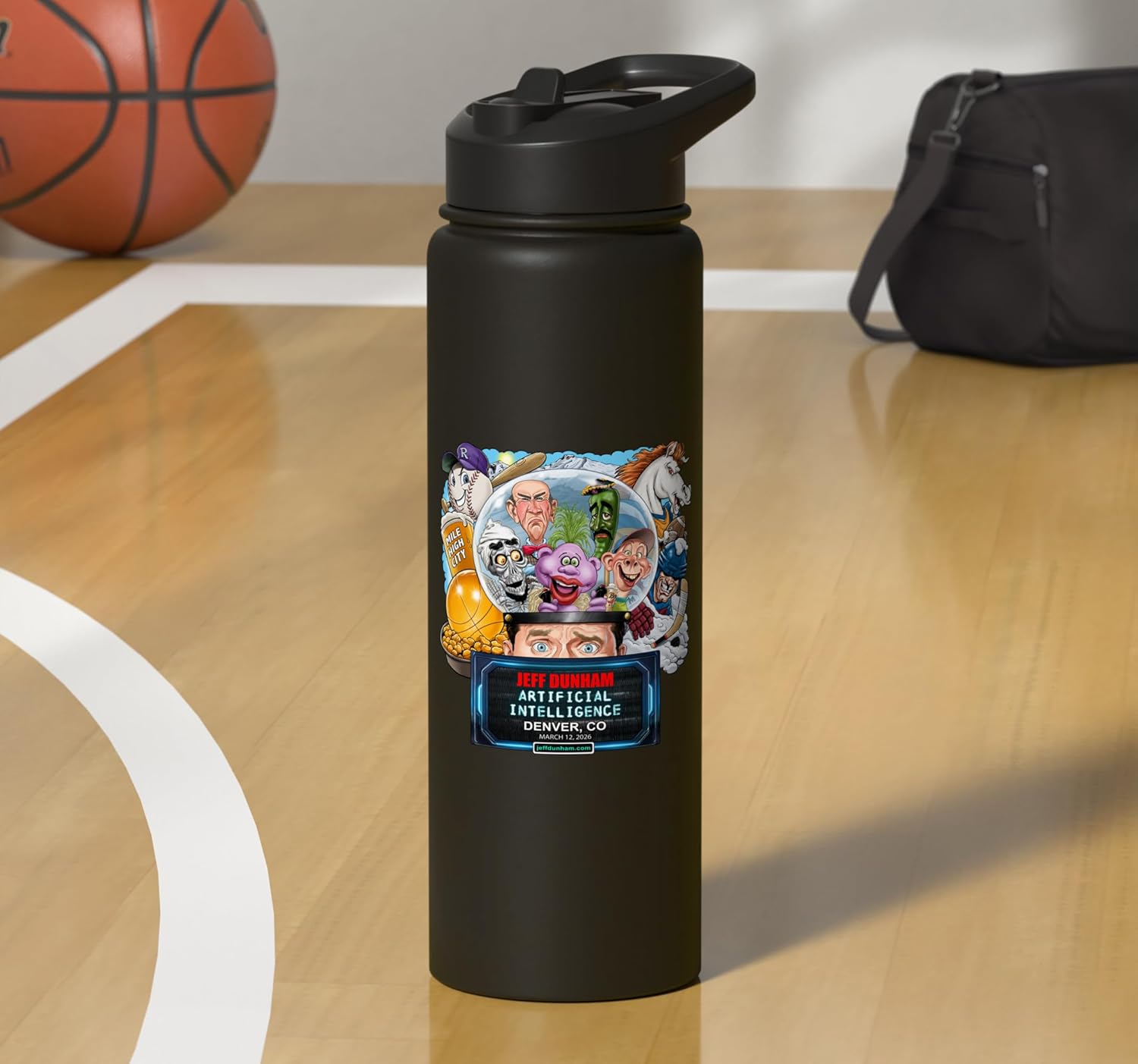 Jeff Dunham Denver, CO (2026) Stainless Steel Insulated Water Bottle