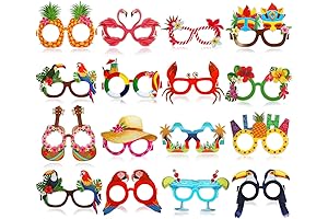 Luau Party Glasses Hawaiian Funny Sunglasses Paper Glasses