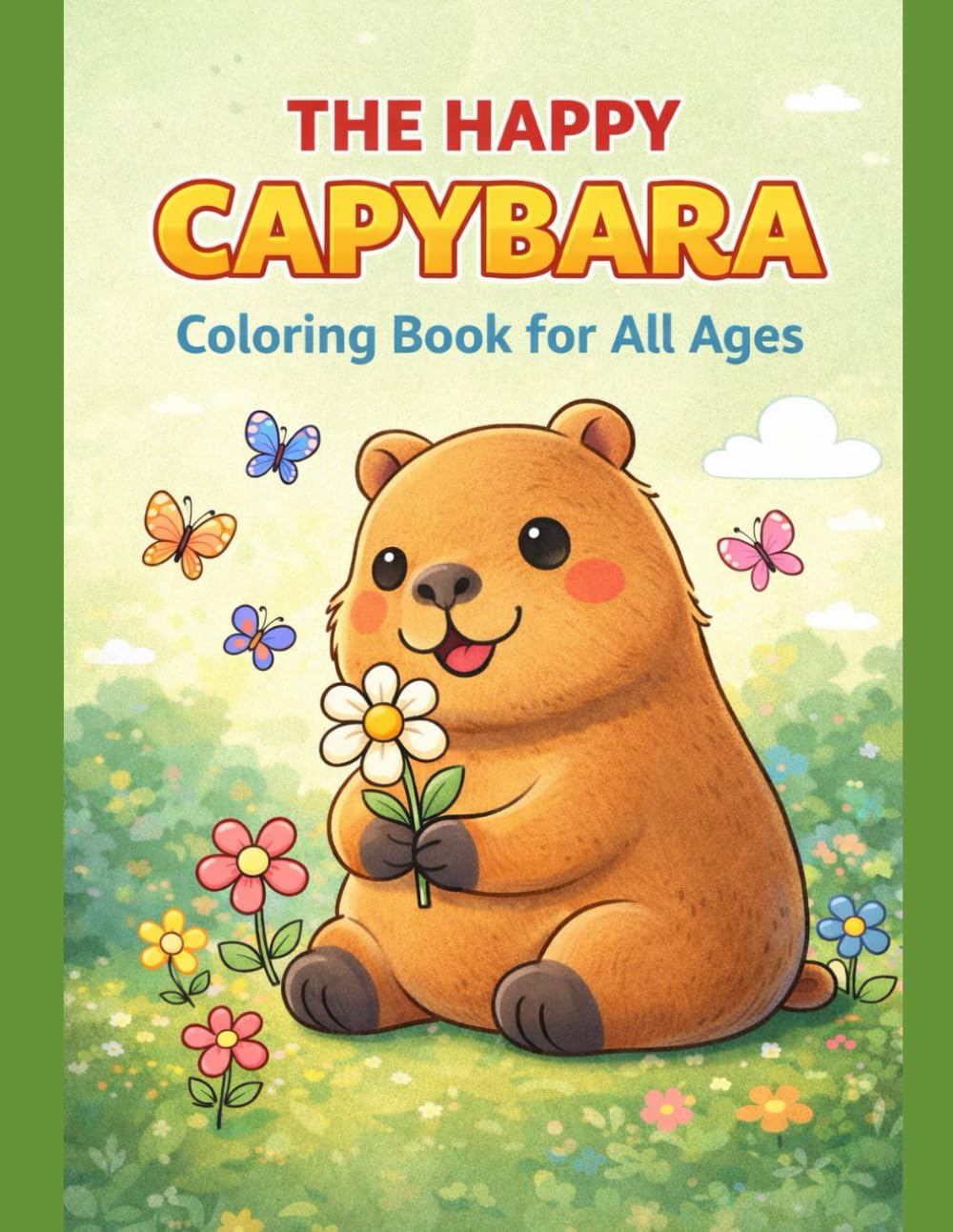 THE HAPPY CAPYBARA!: An All-Ages Coloring Adventure