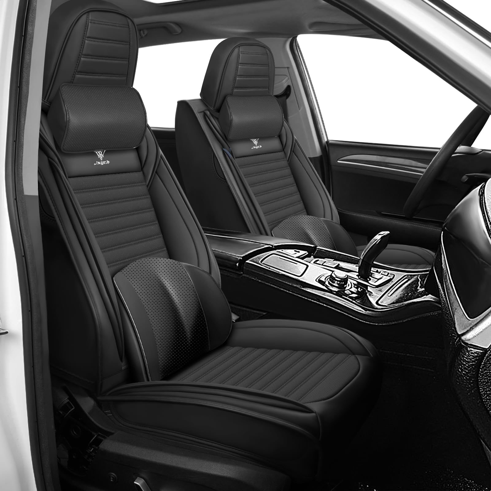 ARTIBY Seat Covers Custom Fit for Toyota Fj Cruiser 2007-2014, Breathable and Comfortable Leather Seat Cover, Deluxe Waterproof Cushion Cover Auto