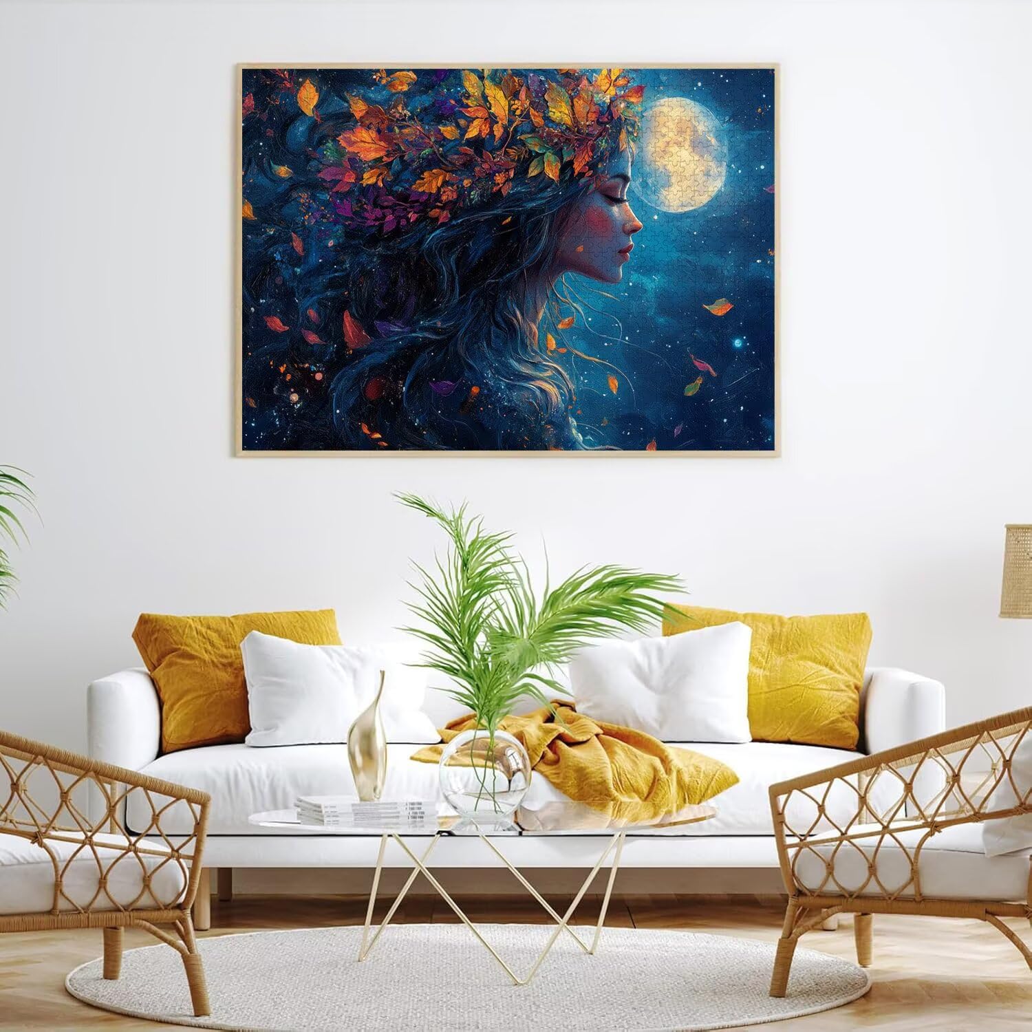 Puzzle 2000 Pezzi 99x70cm, Puzzle Adulti astratto Luna, n-44