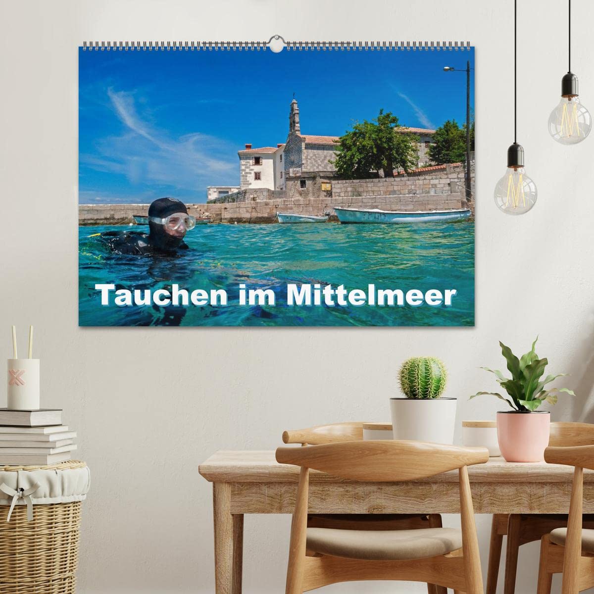 Tauchen im Mittelmeer (Wandkalender 2026 DIN A2 quer), CALVENDO Monatskalender: Bei Tauchgängen im Mittelmeer werden Sie viele der im Kalender gezeigten Meeresbewohner treffen