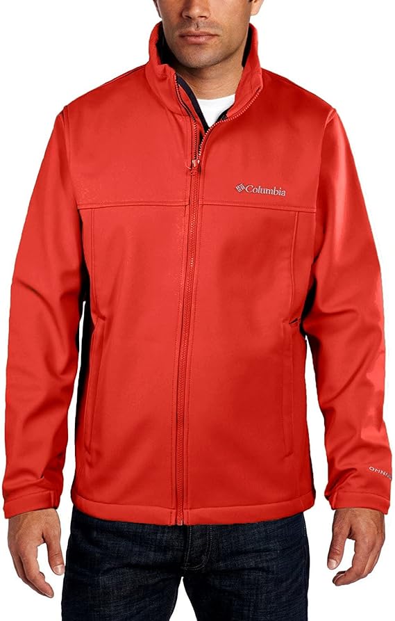 columbia mountain village hooded softshell