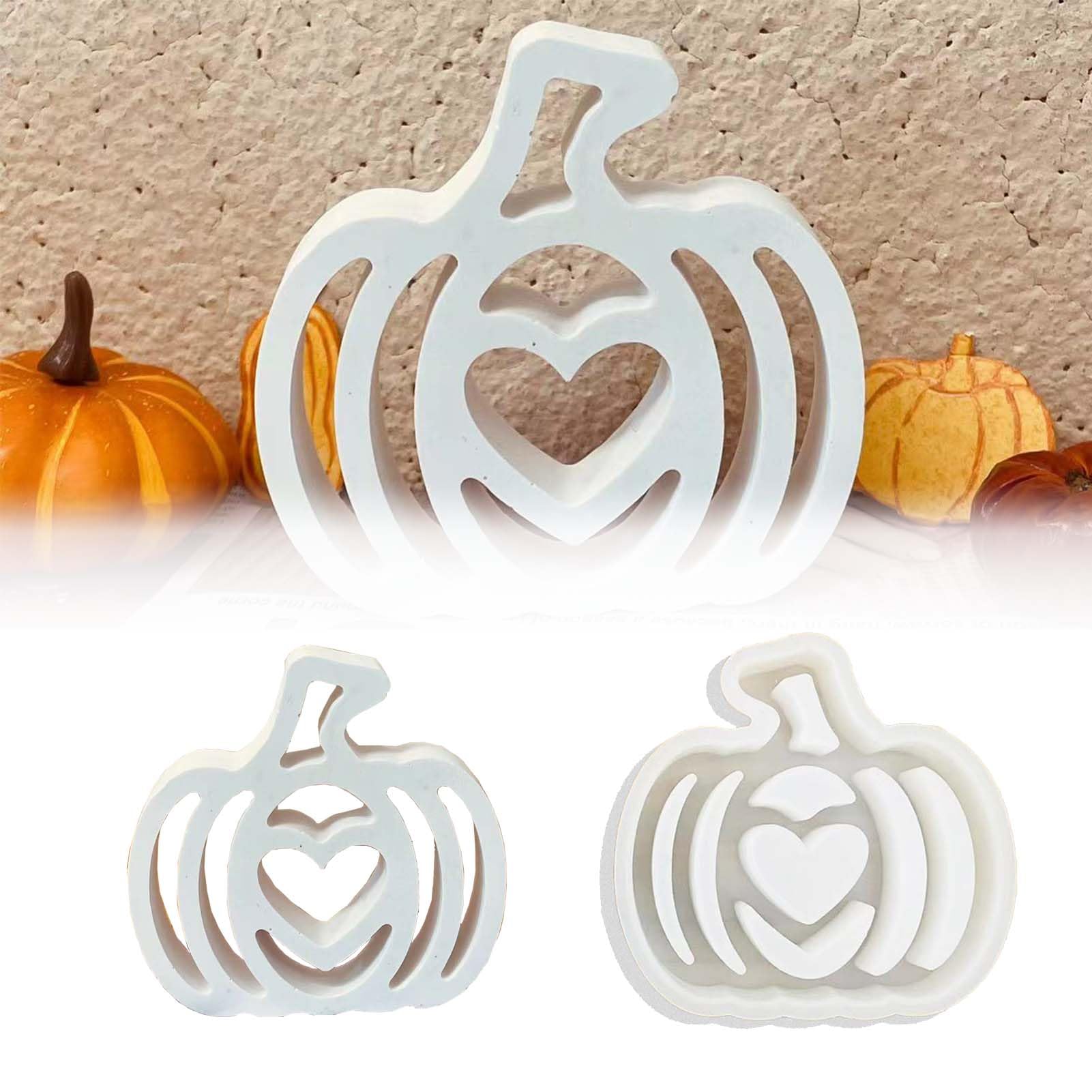 7-teilige Silikonform-Set – Kürbis & Ahornblatt Für Herbst- & Halloween-Dekorationen