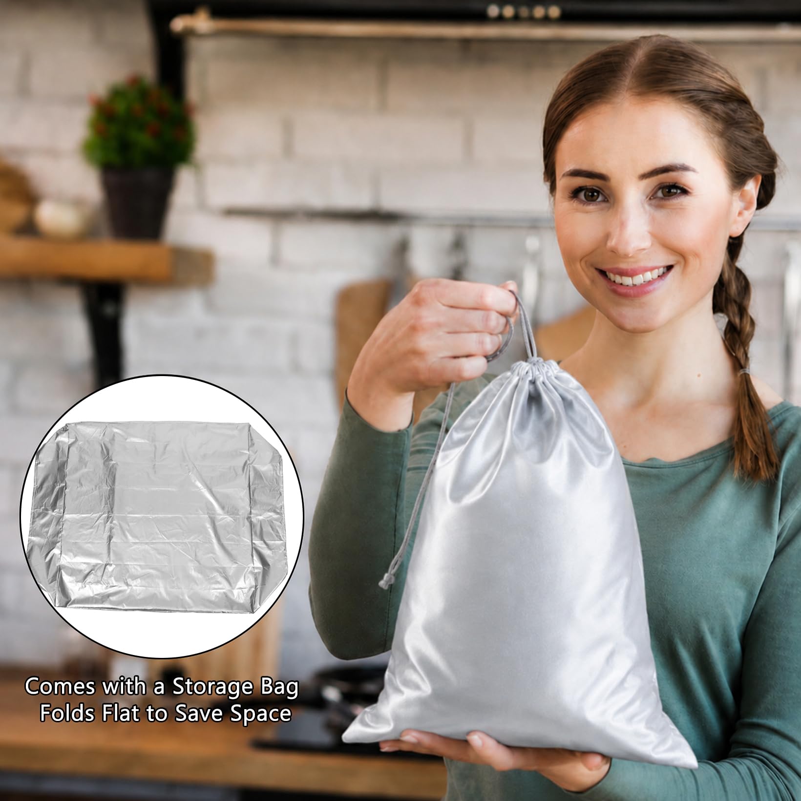 Funda Protectora para Barco, Cubierta Impermeable Resistente a los Rayos | Cubierta impermeable y anti‑UV protege el barco de polvo, lluvia y sol. Incluye correas de fijación y bolsa