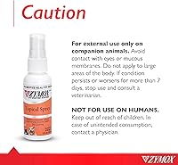 Vista 5 de Zymox - Spray tópico para puntos calientes para perros y gatos sin hidrocortisona, 2 onzas