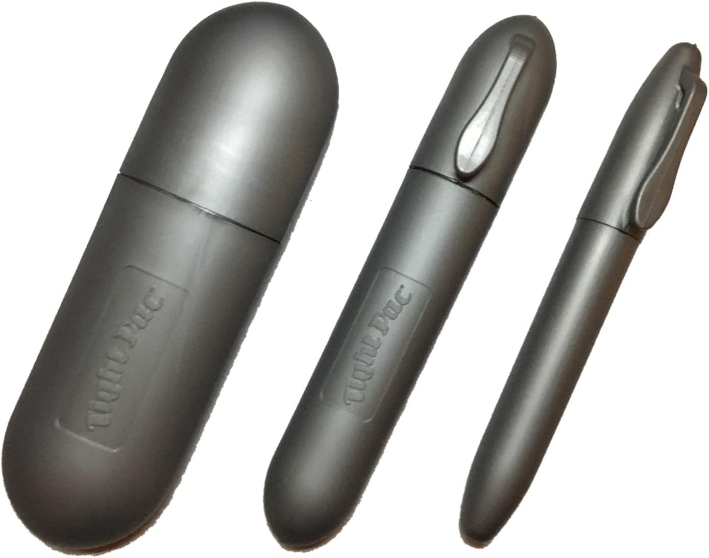 3 SILVER TIGHTVAC TIGHTPAC SMELL PROOF CONTAINERS DISCREET CIGARETTE CIGAR HOLDER