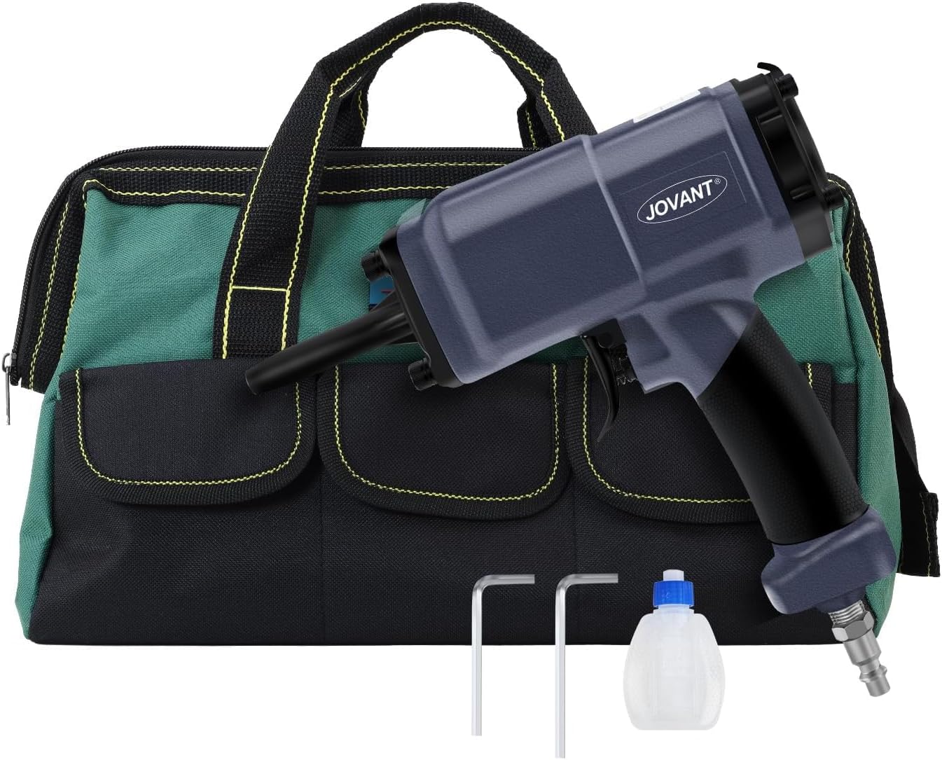 Air Heavy Duty Professional Air Punch Nailer/Nail Remover/Nail Puller. Pneumatic Nailer Removes 10-20 Gauge Nails, Black