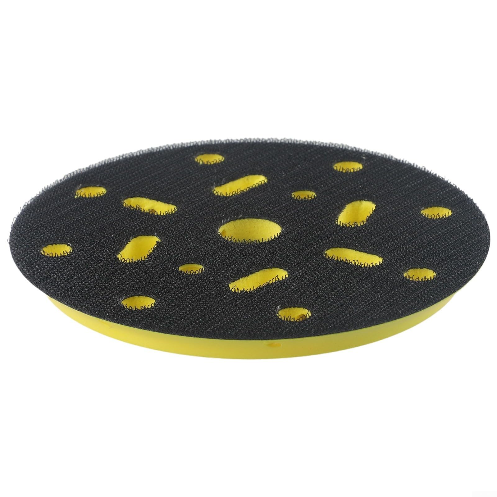 Cuscinetto di supporto per levigatrice resistente da 15,2 cm con 17 fori, compatibile con modelli Bo6030, Bo6040, Ro1 e Es150, Et2, Ets150, costruzione in plastica per applicazioni di levigatura