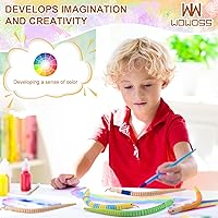 Vista 4 de WOWOSS Juego de 10 serpientes Wiggly de madera sin terminar, juguete de serpiente de madera pintable de Halloween de 12 pulgadas, manualidades