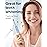 Rtauys M5 Sonic Electric Toothbrush for Adults and Kids - Rechargeable Electric Toothbrush Kids Ages 12+ and Adults with 8 Brush Heads & Travel Case, 120 Days Battery Life - Light Blue