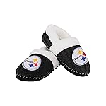 FOCO Pittsburgh Steelers NFL NFL Womens Team Color Moccasin Slipper - M