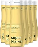 ATTITUDE Clarifying Shampoo, Made in Canada, EWG Verified, Plant- and Mineral-Based Ingredients, Vegan and Cruelty-free, Lemon Leaves and White Tea, 473 mL