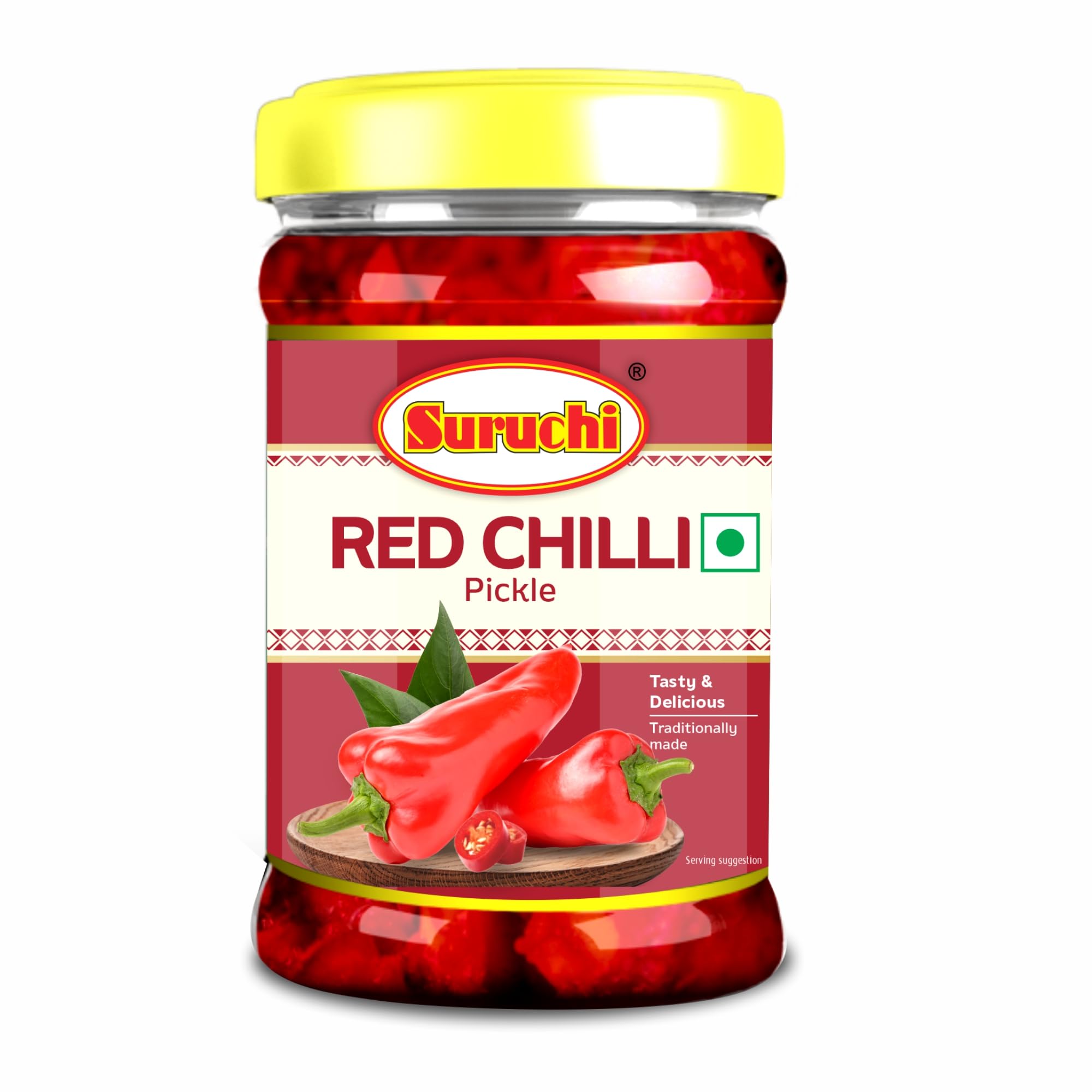 See full amazon price history chart for Suruchi Red Chilli Pickle - 500g | Lal Mirchi Ka Achar | Chili Pickle | Ready to Eat Chilly Pickle | Authentic North Indian Flavour | Pure & Natural Ingredients (Pack of 1) Suruchi Red Chilli Pickle - 500g | Lal Mirchi Ka Achar | Chili Pickle | Ready to Eat Chilly Pickle | Authentic North Indian Flavour | Pure & Natural Ingredients (Pack of 1) (B0D9SG5QV9) Amazon Price History, Amazon Price Tracker