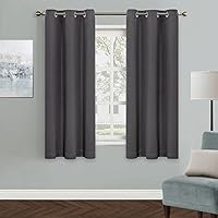 Vista 172 de MYSKY HOME - Cortinas opacas amarillas para sala de estar y dormitorio, cortinas de 84 pulgadas de largo, con ojales, cortinas de oscurecimiento