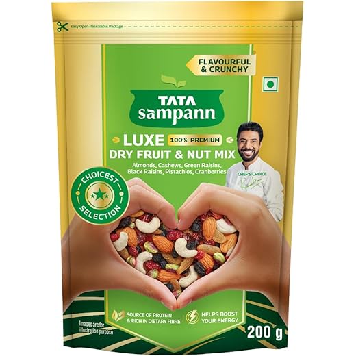 Tata Sampann Luxe Dry Fruit Mix 200g