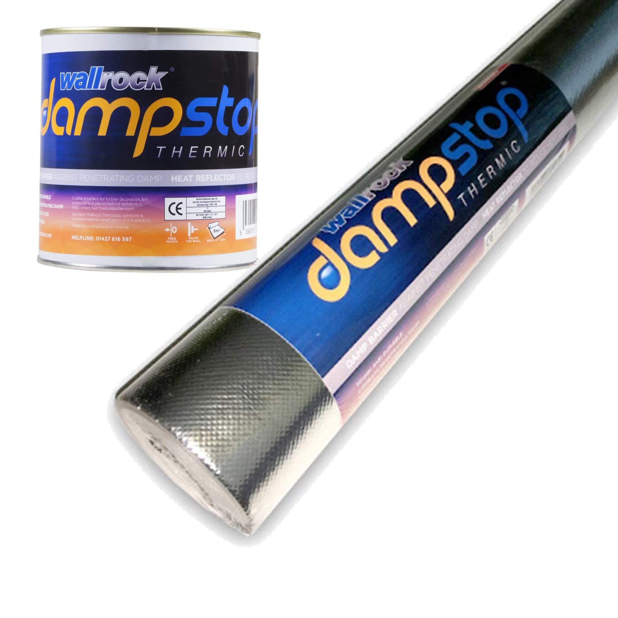Wallrock Dampstop Thermic Roll & Wallrock Dampstop Thermic Adhesive 1kg