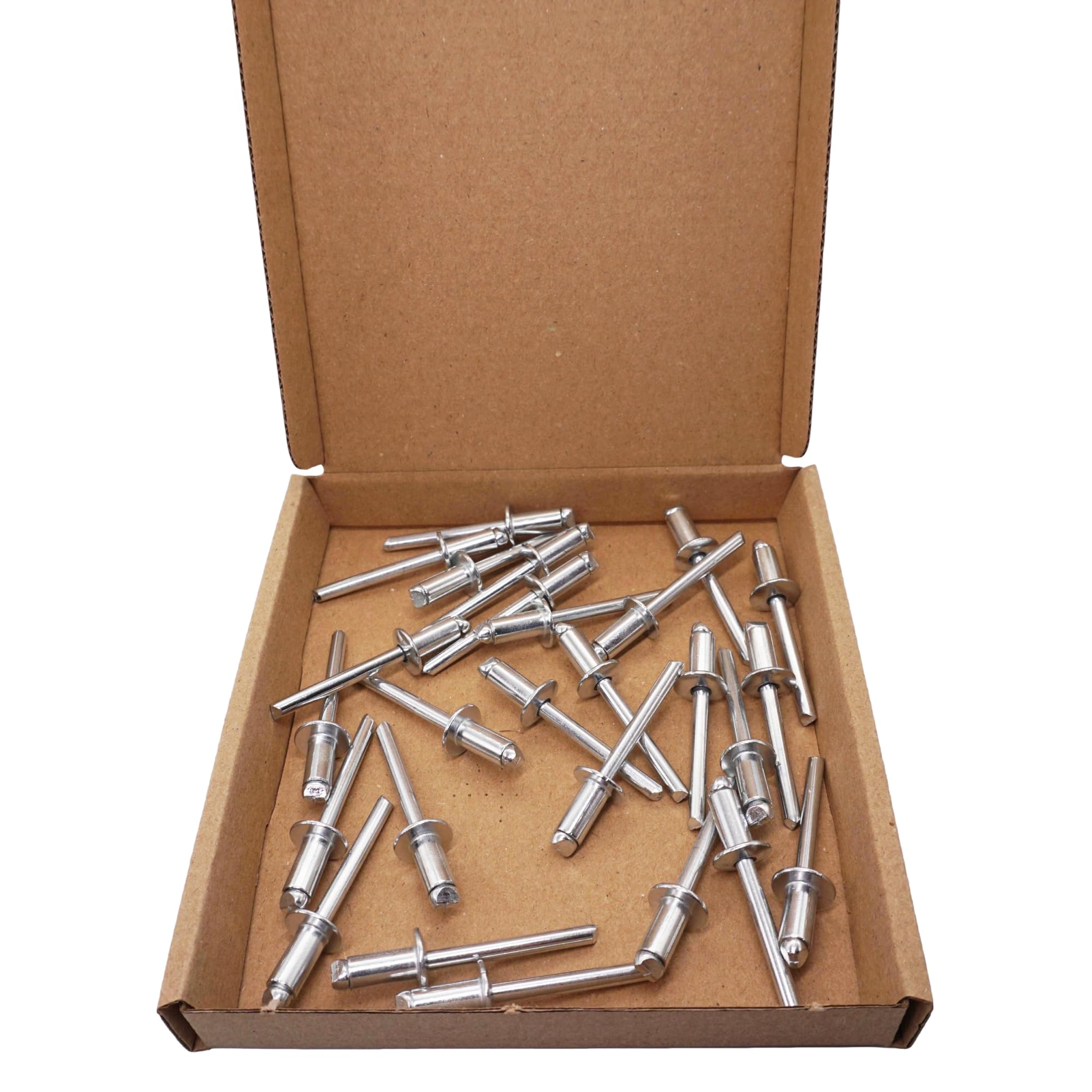 SKIR'CO (25 pcs) Zinc Plated Steel Blind Rivets 6.0 x 12 mm, Steel Mandrel, Pop Rivets, Dome Head, DIN 7337 Rivets - Image 4