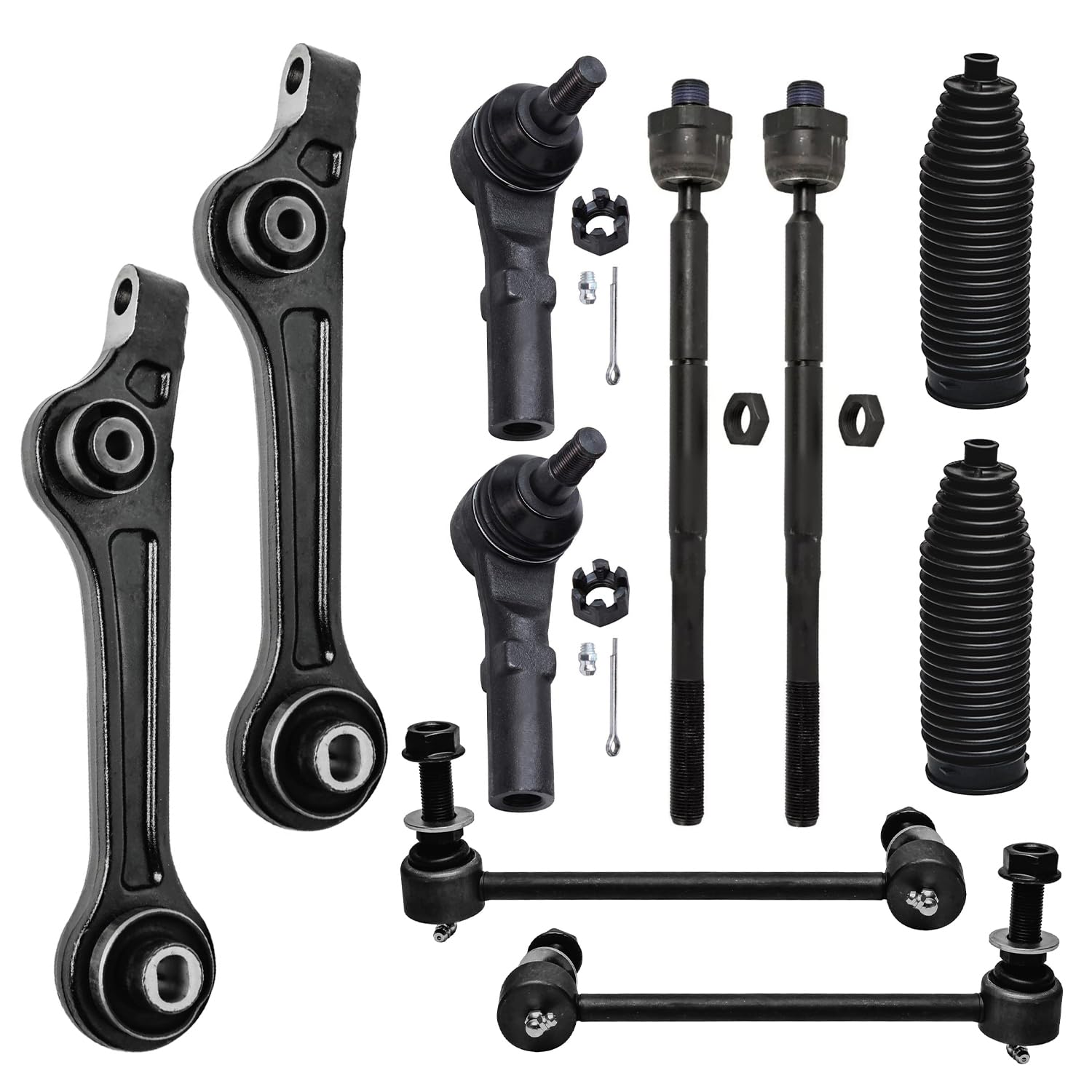 Detroit Axle - 10pc RWD Front End Suspension Kit for 2015-2023 Chrysler 300