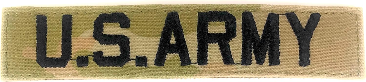 Insignia Depot CINTA DE NOMBRE OCP DE 1 pulgada DEL EJÉRCITO, Varios colores