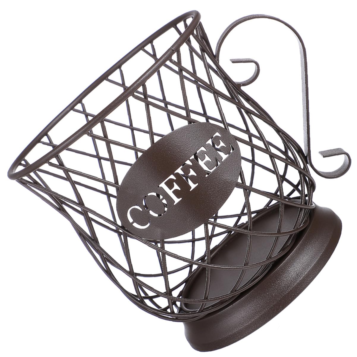 Toyvian Support à Ustensiles Cuisine en Fil de Fer Noir, Porte-cuillères Polyvalent et Stable pour Comptoir, pour Patio ou Établi, Design Simple et Résistant