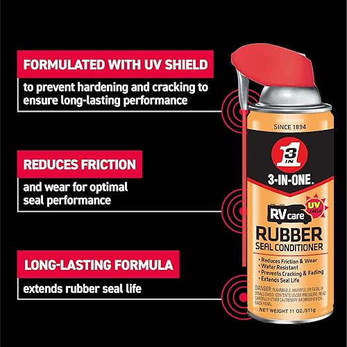 Miniatura 2 de 3-IN-ONE RVcare - Acondicionador de sello de goma con spray inteligente de 2 vías, 11 onzas