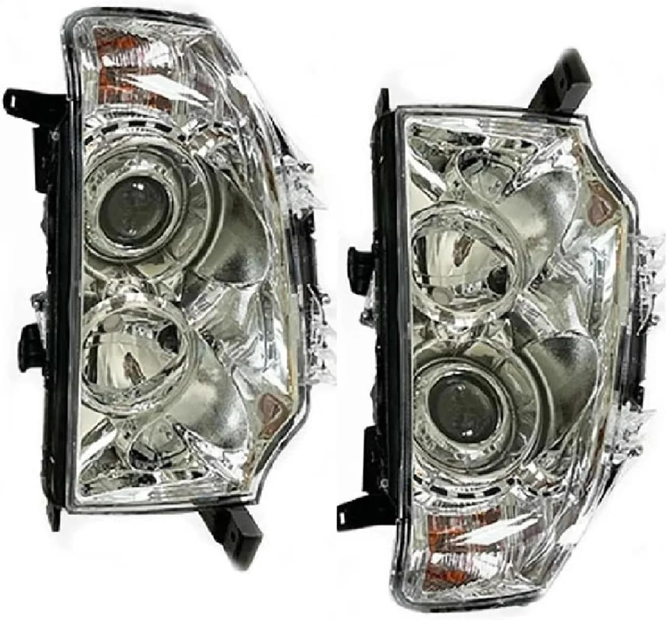 Compatible With Mitsubishi L200 Triton 2010+ Automobile Lighting Accessories Replace The Outer Cover of The Headlight Head Light(1 PC left)