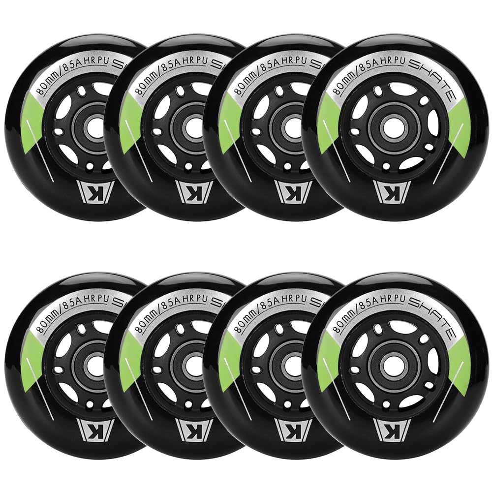 8 Stück Inline Skate Rollen 80mm 76mm 72mm für K2 Hudora Gonex Apollo