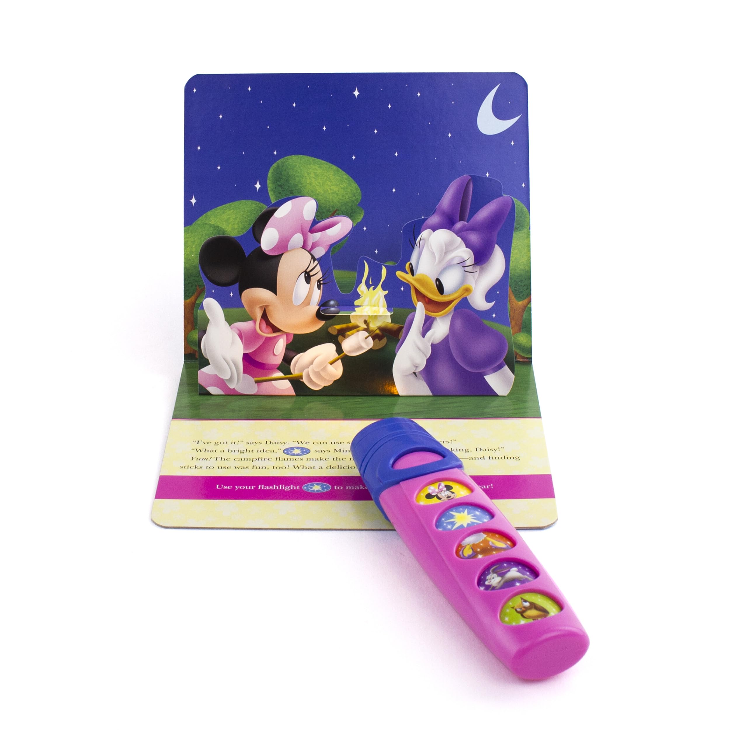 Disney Minnie Mouse - Best Friends Pop-Up Sound Board Book and Sound Flashlight Toy - PI Kids (Play-A-Sound) - Image 5