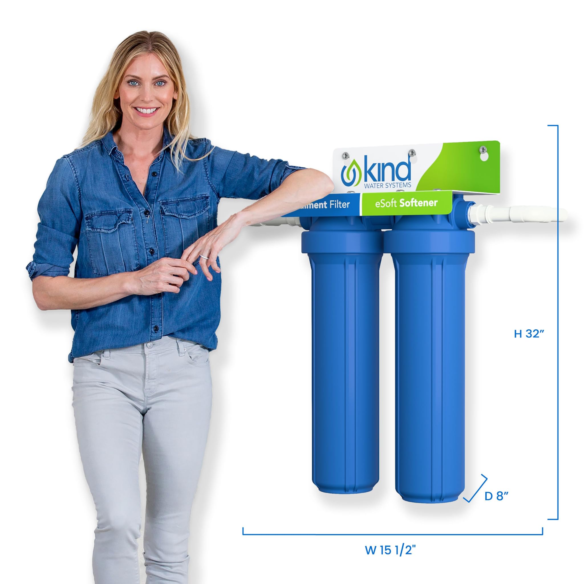 Whole House Salt Free Water Softener Alternative - Filters Dirt Sand and Debris - Protects Plumbing and Appliances — view 5
